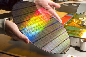 Silicon wafer and microchips
