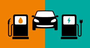 gas-vs-electric EV